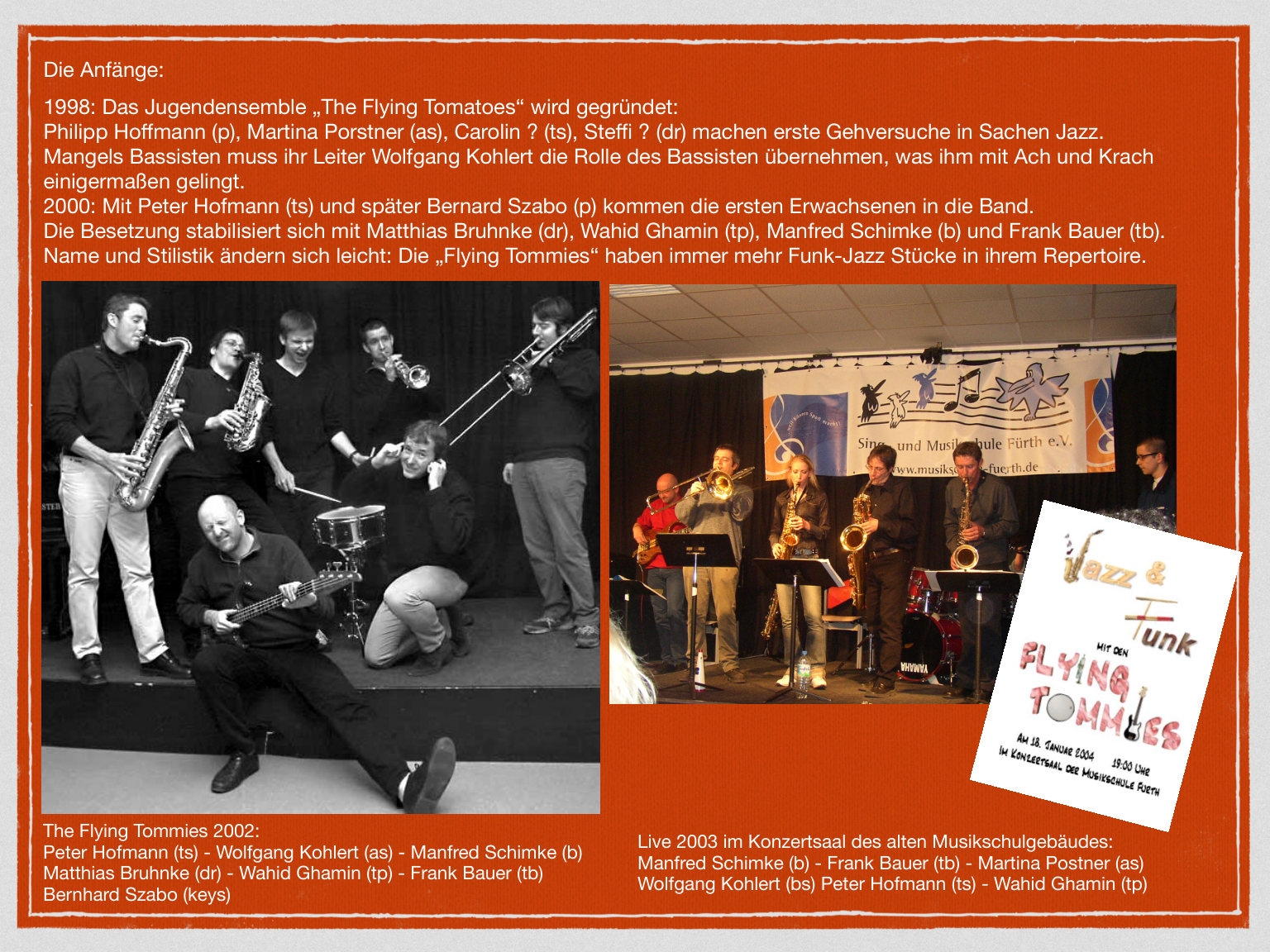 The Flying Tommies und die Anfänge