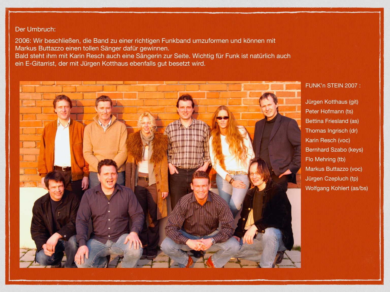 Der Umbruch zu Funk'nStein