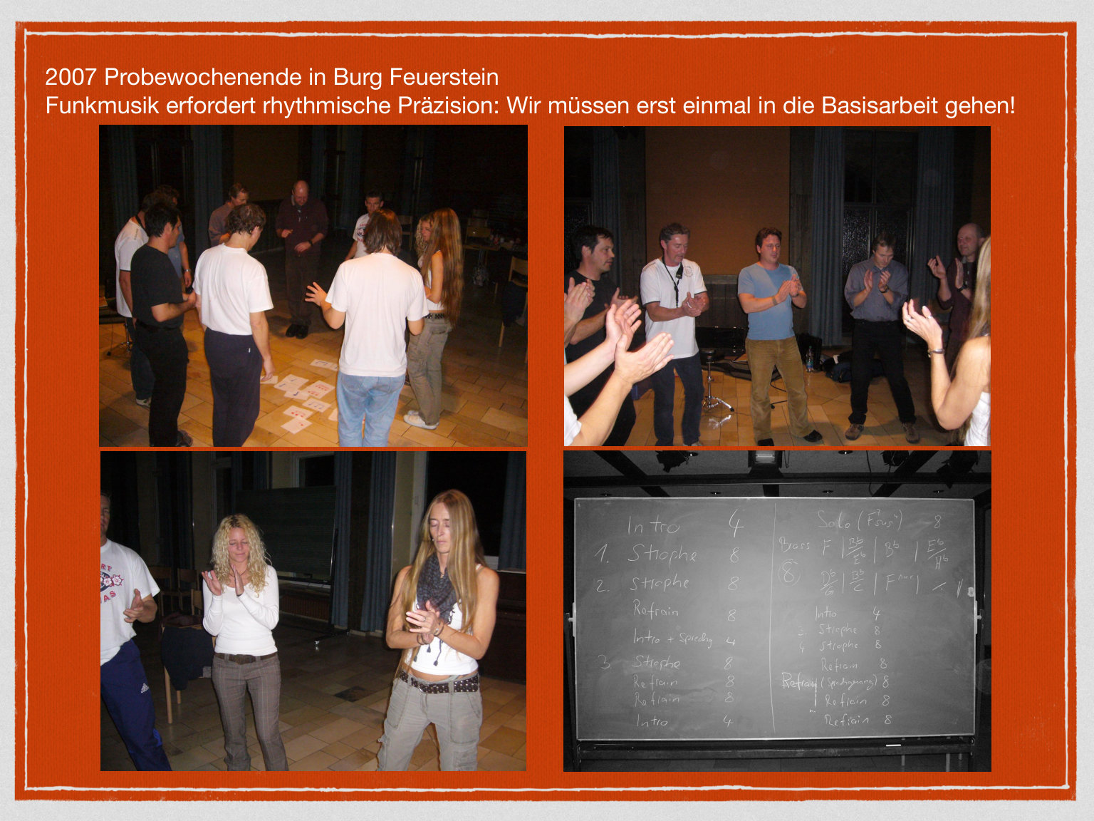 2007 Probewochenende in Burg Feuerstein