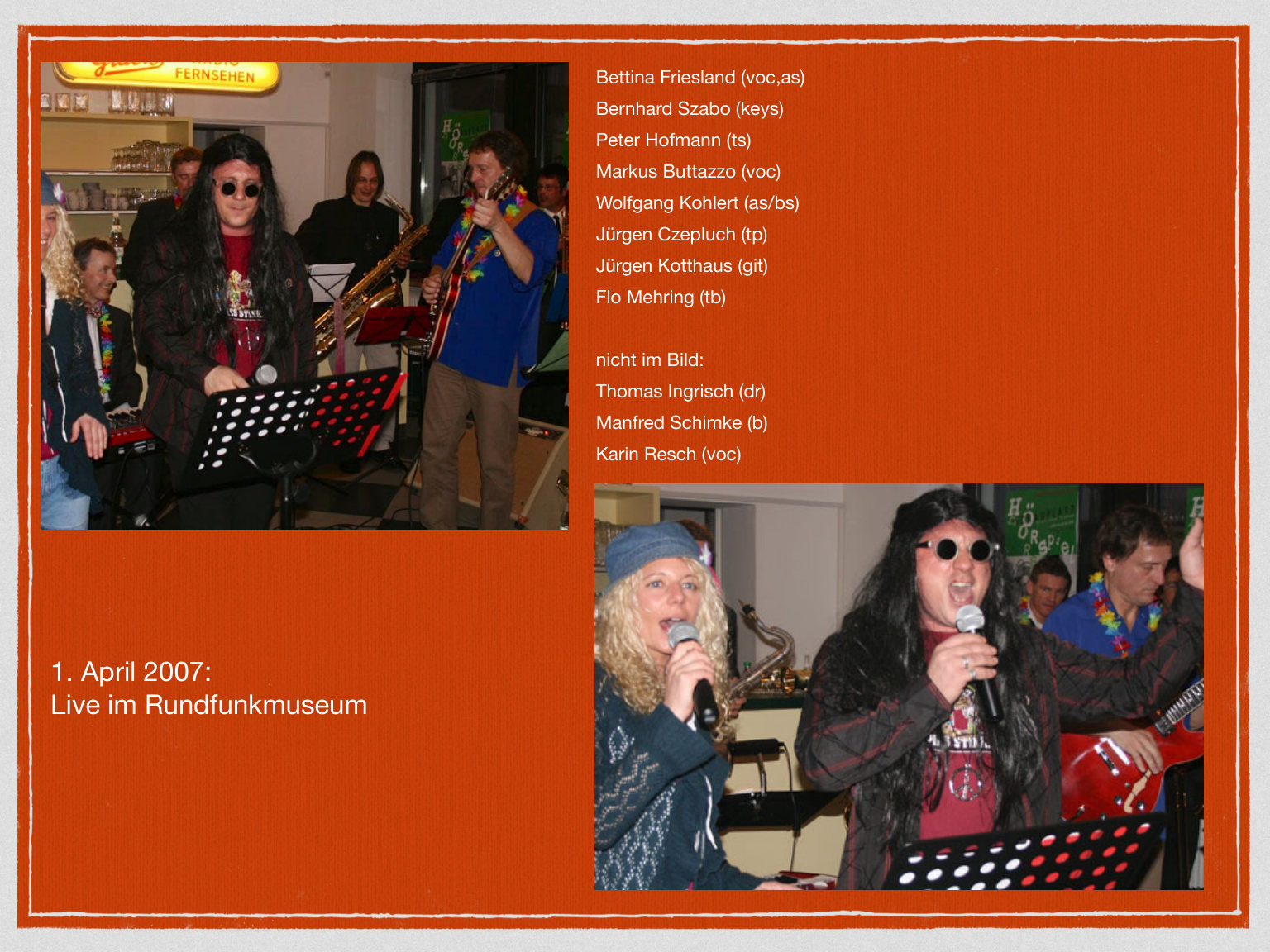 1. April 2007 live im Rundfunkmuseum