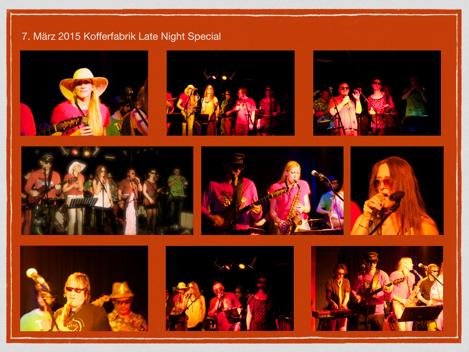 7. März 2015 Kofferfabrik Late Night Special