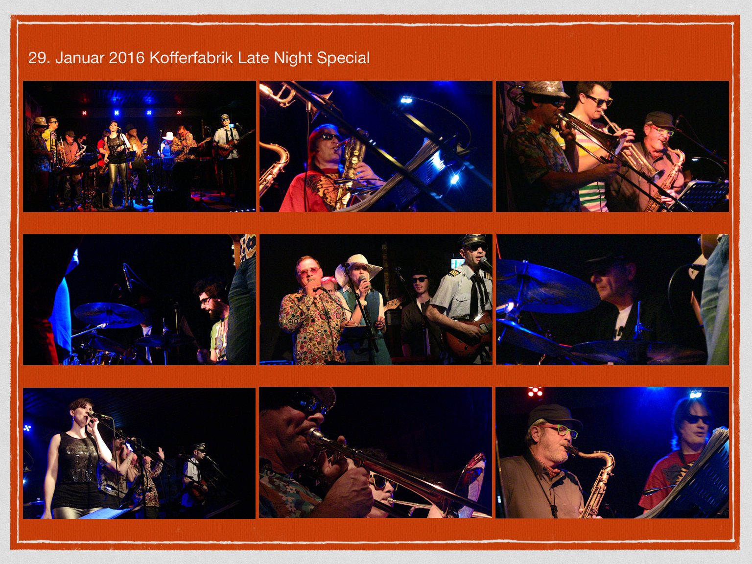 29. Januar 2016 Kofferfabrik Late Night Special