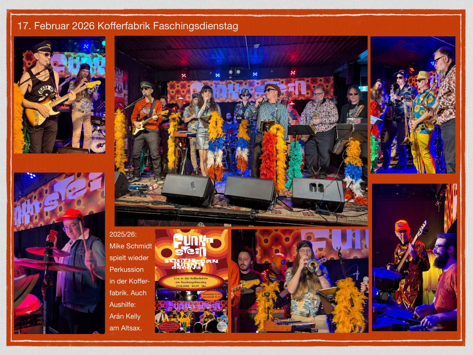 17. Februar 2026 Kofferfabrik Faschingsdienstag